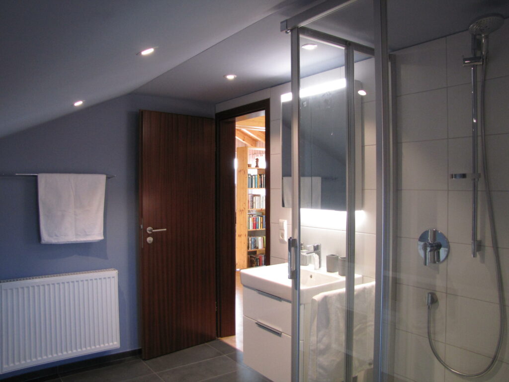 Badezimmer der Ferienwohnung "Talblick"