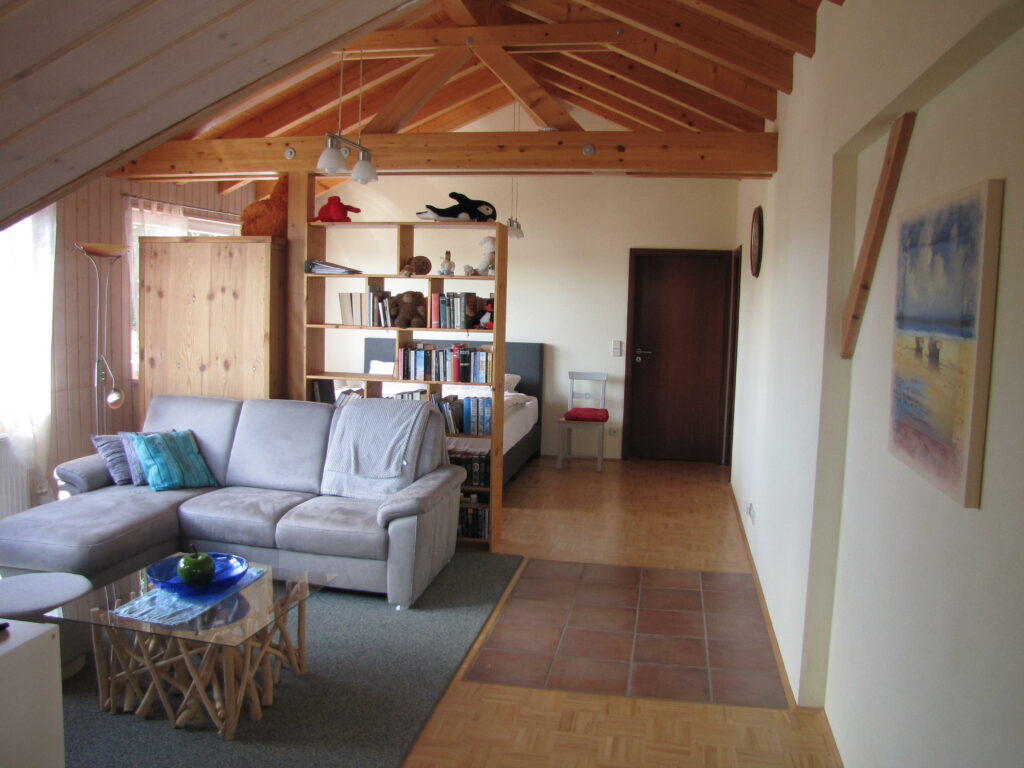Wohnbereich der Ferienwohnung "Talblick"